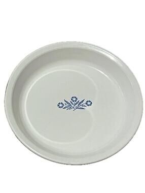 Vintage Pyroceram CorningWare Blue Cornflower 9'' X 1-1/4” Pie Plate P-309